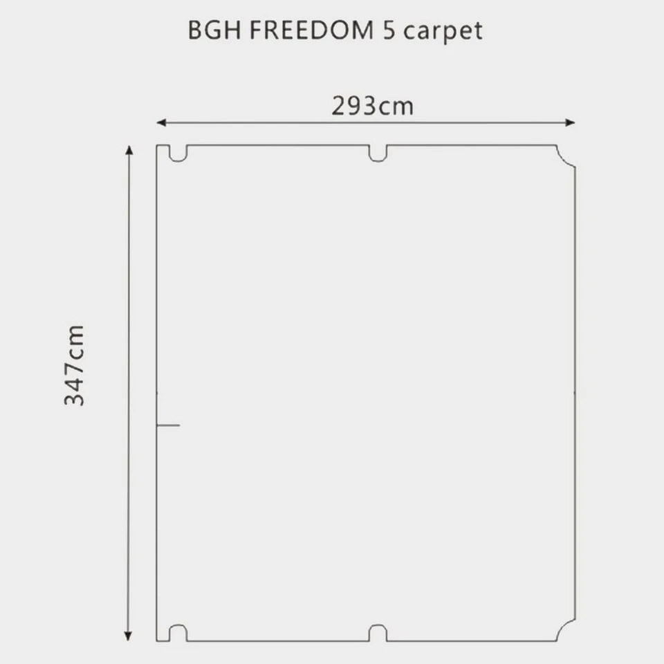 Berghaus Freedom 5 Tent Carpet - Image 2